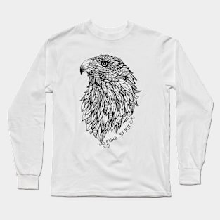 Eagle illustration T-Shirt Design Long Sleeve T-Shirt